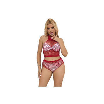 Subblime - 952402 Set De Rejilla Con Brillantes Rojo Talla Única |