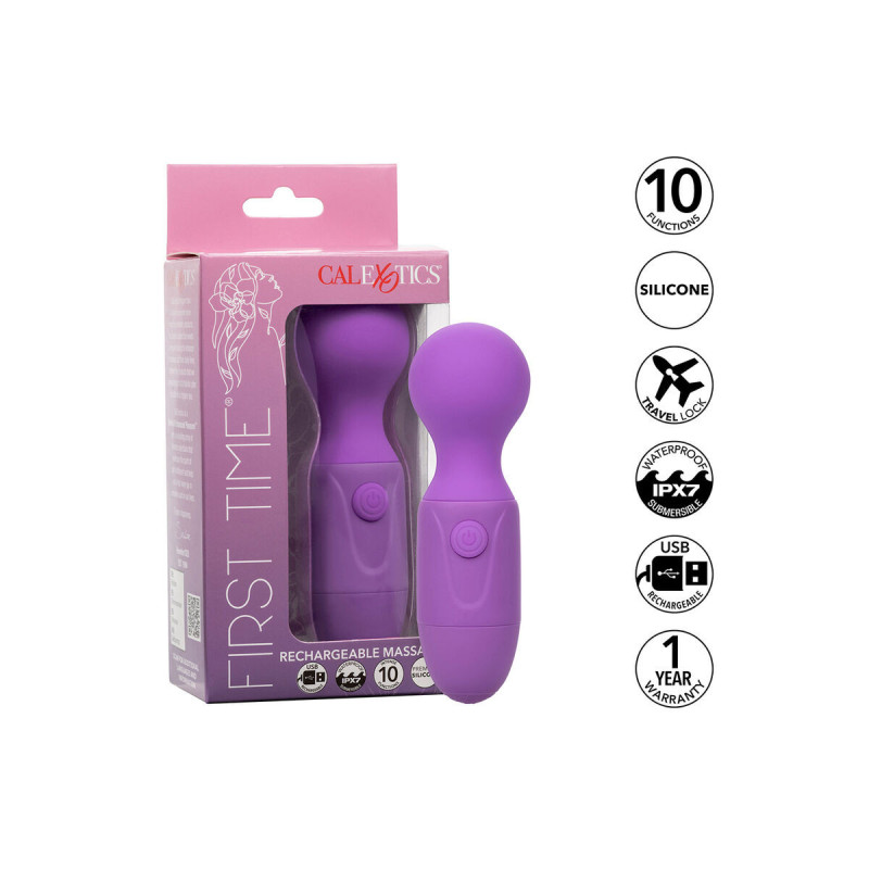 Calexotics - First Time Massaggiatore Ricaricabile 10 Vibrazioni