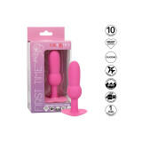 Calexotics - First Time Sonde Anal Plug Perlée 10 Vibrations Rose |