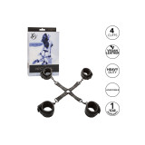 Calexotics - Nocturnal Conector Hog Tie Cuero Ajustable Negro |