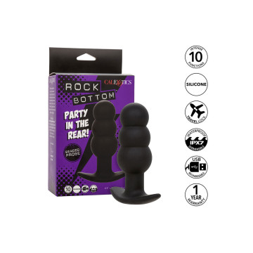 Calexotics - Rock Bottom Plug Anal Con Cuentas 10 Vibraciones