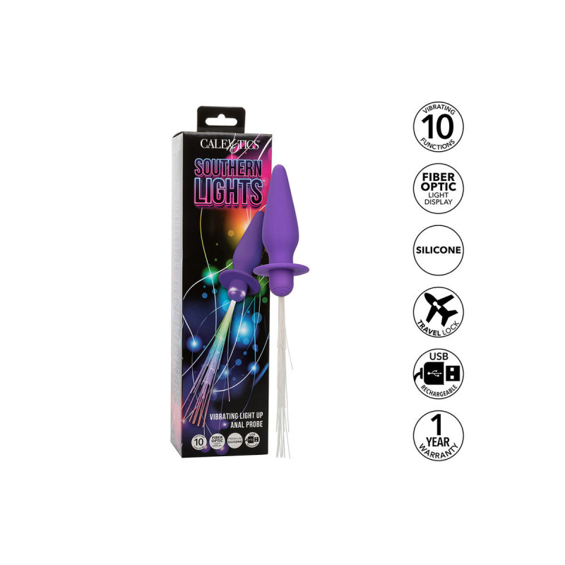 Calexotics - Southern Lights Light Up Plug Anal Con Luces 10