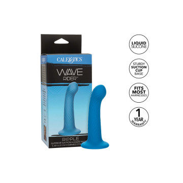Calexotics - Wave Rider Ripple Plug Anal Azul | Vybes.it
