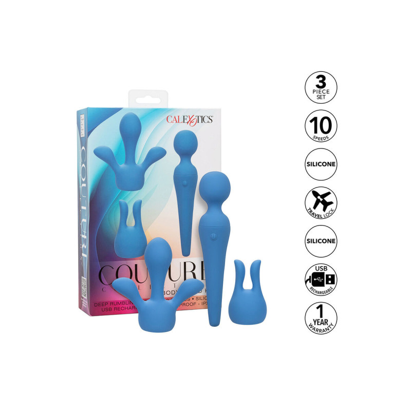 Calexotics - Couture Kit Vibratorstab 10 Vibrationen Blau | Vybes.it