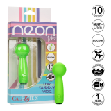 CALEXOTICS - NEON VIBES THE BUBBLY VIBE MINI-MASSAGER 10 VIBRATIONEN GRÜN