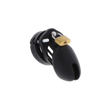 Hidden Desire - Extreme Jaula De Castidad Silicona Talla S Negro |