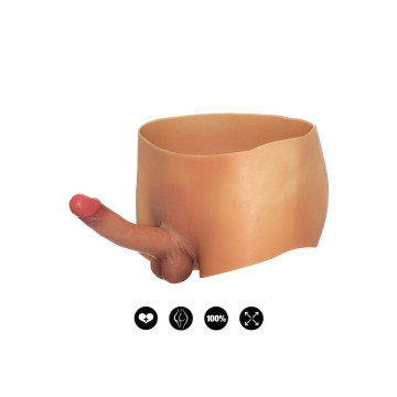 Hidden Desire - Alter Ego Bóxer Con Pene 18 Cm Natural Talla S/M |