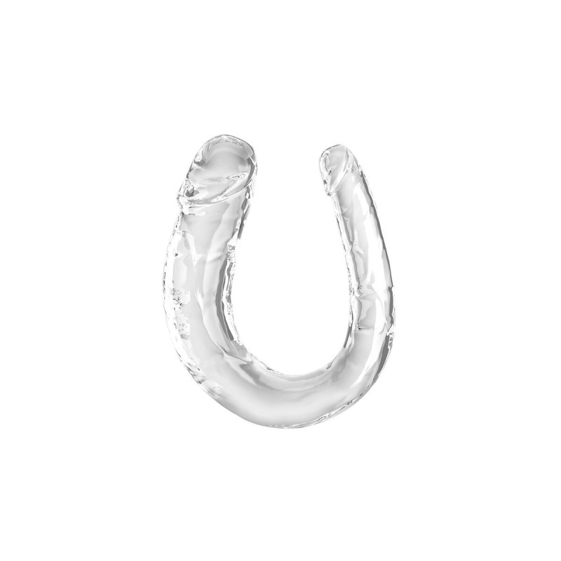 King Cock - Double Trouble Dildo Doble 33 Cm Transparente | Vybes.it