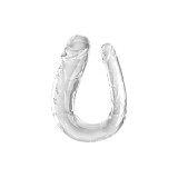 King Cock - Double Trouble Dildo Doble 44 Cm Transparente | Vybes.it