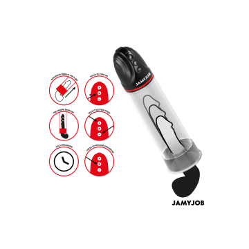 Jamyjob - Xpand Bomba Automática 3 Niveles De Succionador Gris |