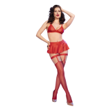 CHILIROSE - CR 4716 SET 3 PEZZI ROSSO M