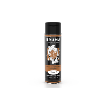 BRUMA - HUILE DE MASSAGE PREMIUM EFFET CHALEUR SAVEUR CUPCAKE 3 EN 1…