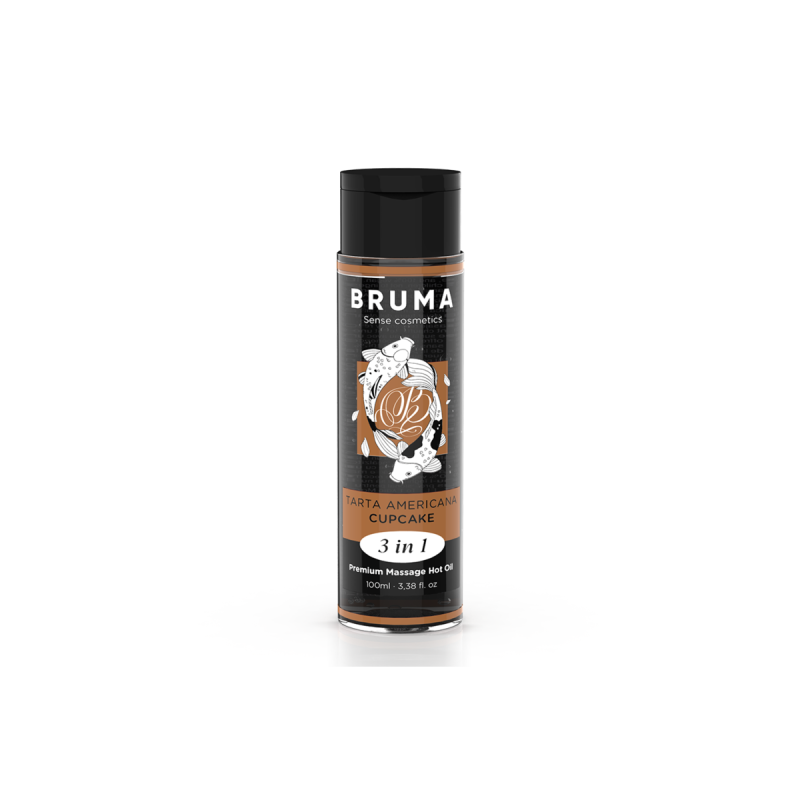 BRUMA - OLIO DA MASSAGGIO PREMIUM EFFETTO CALORE SAPORE CUPACKE 3 IN…