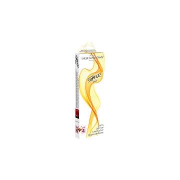 SHEER GLYDE - DAMS LAMINAS LATEX SEXE ORAL FRAISE - Protection contre…