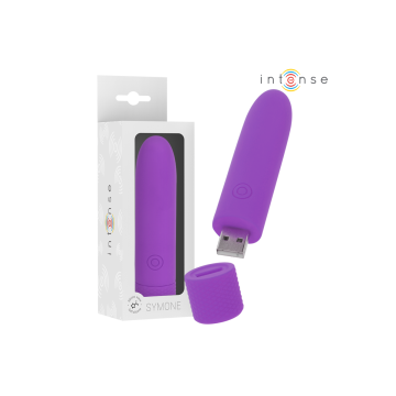 INTENSE - SYMONE USB WIEDERAUFLADBARER VIBRIERENDER BULLET 8 VIBRATIO…