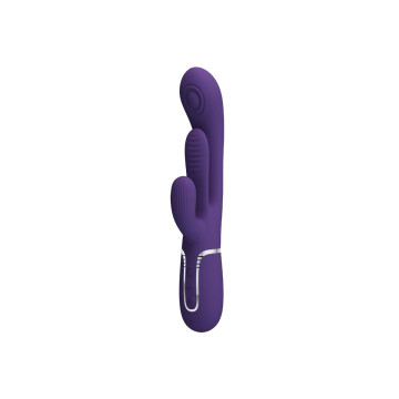 Pretty Love - Shania Triple Vibrador Rabbit Multifunción Morado |