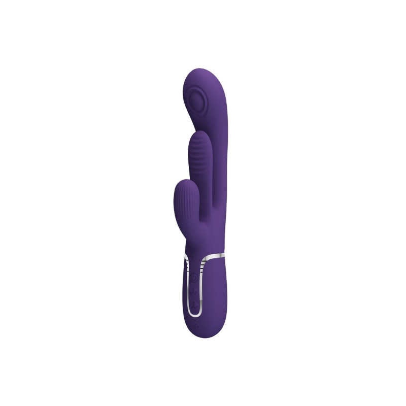 Pretty Love - Shania Triple Vibrador Rabbit Multifunción Morado |