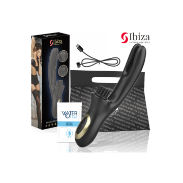 IBIZA - VIBRATEUR CLITORIALE MULTICELLULAIRE À BROSSAGE RABITT HI-TEC…