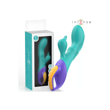 Intense - Fred Vibrador Recargable Rabbit Azul | Vybes.it