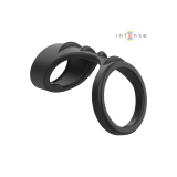 INTENSE - THEO DOPPIO ANELLO PER PENE IN SILICONE MODELLO NERO 3 - IN…