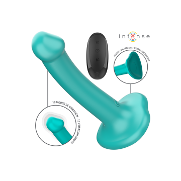 Intense - Katie Vibrator Mit Saugnäpfen 10 Vibrationen Blau