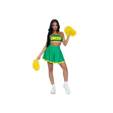 Leg Avenue - Kostüm Cheerleader Grün S/M | Vybes.it