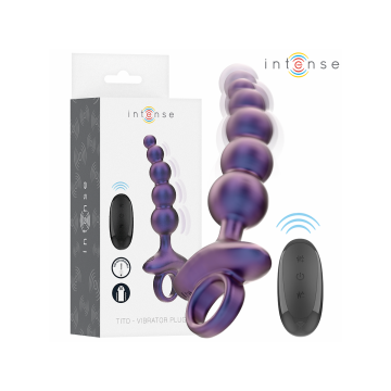 Intense - Tito Plug Anal Vibrador Modelo 3 Control Remoto | Vybes.it