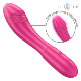INTENSE - BELINDA VIBRATEUR 19 CM FLEXIBLE 10 VIBRATIONS ROSE