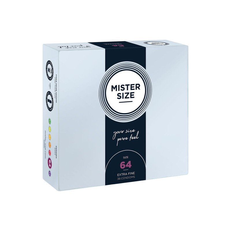 Mister Size - Preservativos Talla Xxl 64 Mm (36 Unidades) | Vybes.it