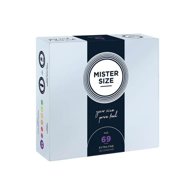 Mister Size - Preservativi Taglia Xxxl 69 Mm (36 Unità) | Vybes.it