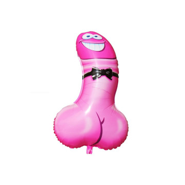DIABLO PICANTE - ROSA PARTYBALLON IN PENISFORM - Einzelne Abschiedssp…