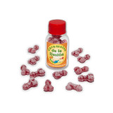 DIABLO PICANTE - 12 PENIS-SHAPED ILLUSION CANDIES STRAWBERRY/CHERRY -…