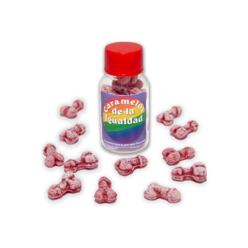 DIABLO PICANTE - 12 CARAMELLE A FORMA DI PENE FRAGOLA/CILIEGIA UGUALI…
