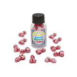 DIABLO PICANTE - 12 BONBONS SANTÉ-ARGENT-AMOUR FORME DE PÉNIS FRAISE/…