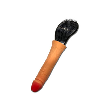 DIABLO PICANTE - BROSSE CHEVEUX AVEC PÉNIS LA POINTE - Jeux d'adieu s…