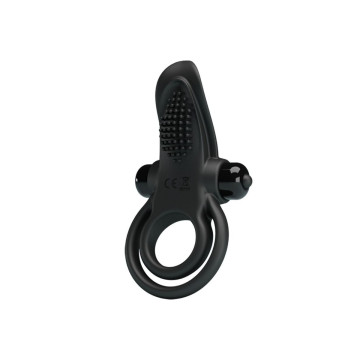 Pretty Love - Doble Anillo Vibrador + Estimulador Clítoris 10