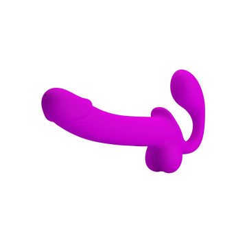 Pretty Love - Kelpie Estimulador Strap - On Doble Morado | Vybes.it