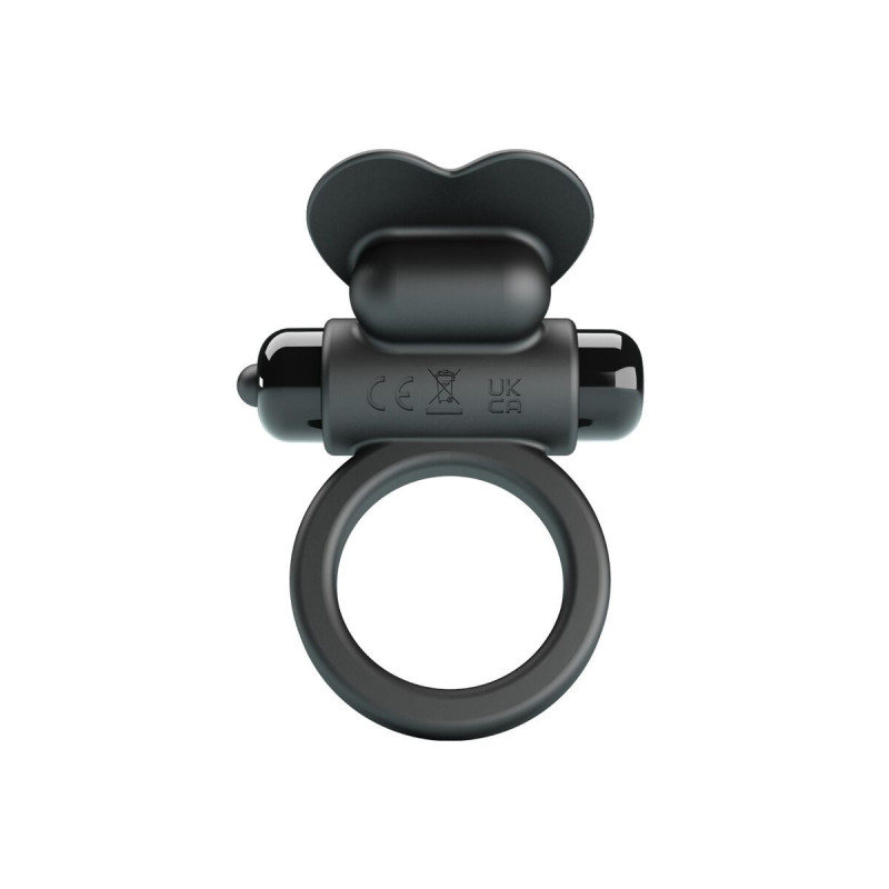 Pretty Love - Debonaire Anillo Vibrador Conejo 10 Vibraciones Negro