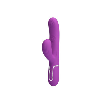 Pretty Love - Perlita Vibrador Rabbit Multifunción 3 En 1 Morado |