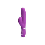 Pretty Love - Perlita Vibrador Rabbit Multifunción 3 En 1 Morado |