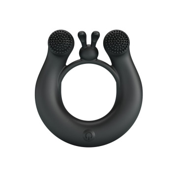 Pretty Love - Dahlia Anillo Vibrador + Estimulador De Clítois 12