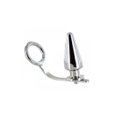 Metal Hard - Anillo Acero Con Plug Anal 45 X 50Mm | Vybes.it