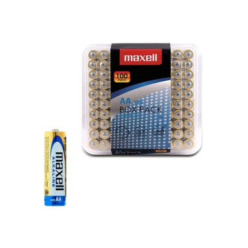 MAXELL - ALKALINE BATTERY AA LR6 PACK*100 BATTERIES - Alkaline Batter…