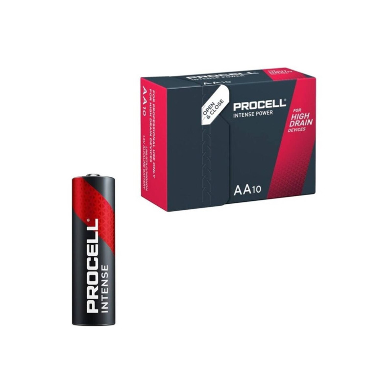 PROCELL - INTENSE POWER ALCALINE LR6 AA 1,5V BOÎTE*10 - Piles alcalin…