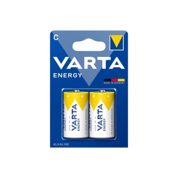 VARTA - ENERGY ALKALINE BATTERY C LR14 BLISTER*2 - Alkaline Batteries