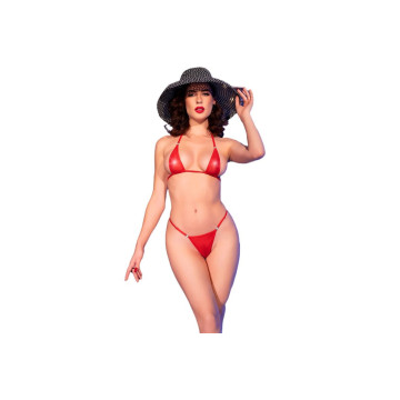 Chilirose - Cr 4840 Micro Bikini Rojo S/M | Vybes.it