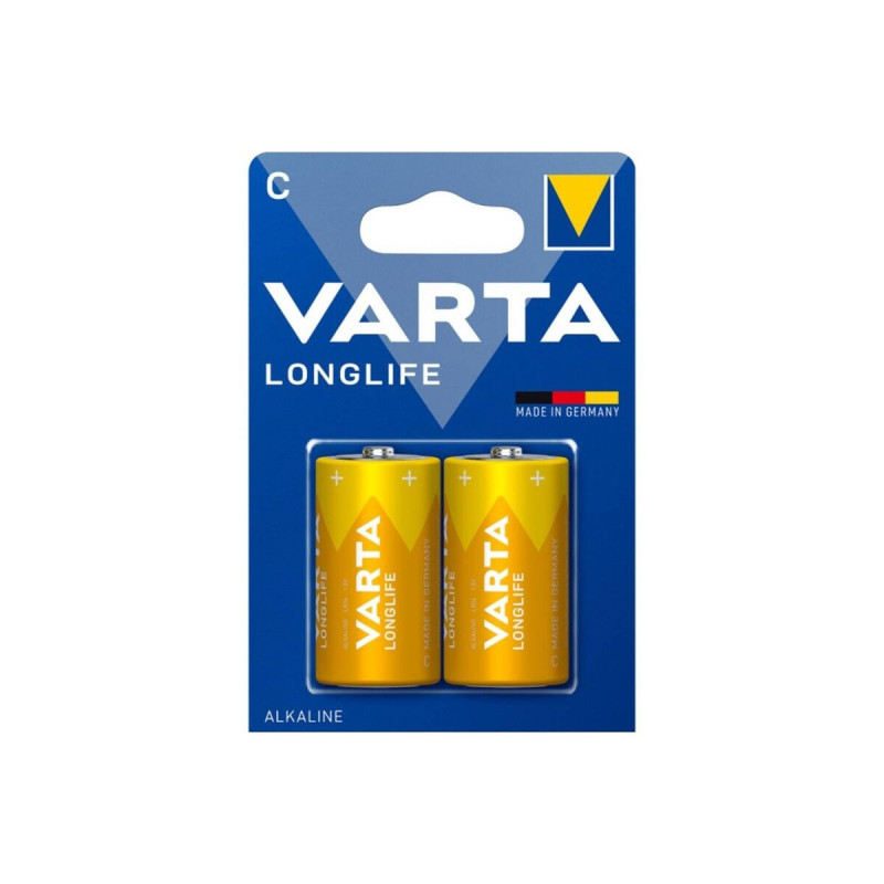 VARTA - PILE ALCALINE LONGUE DURÉE C LR14 BLISTER*2 - Piles alcalines