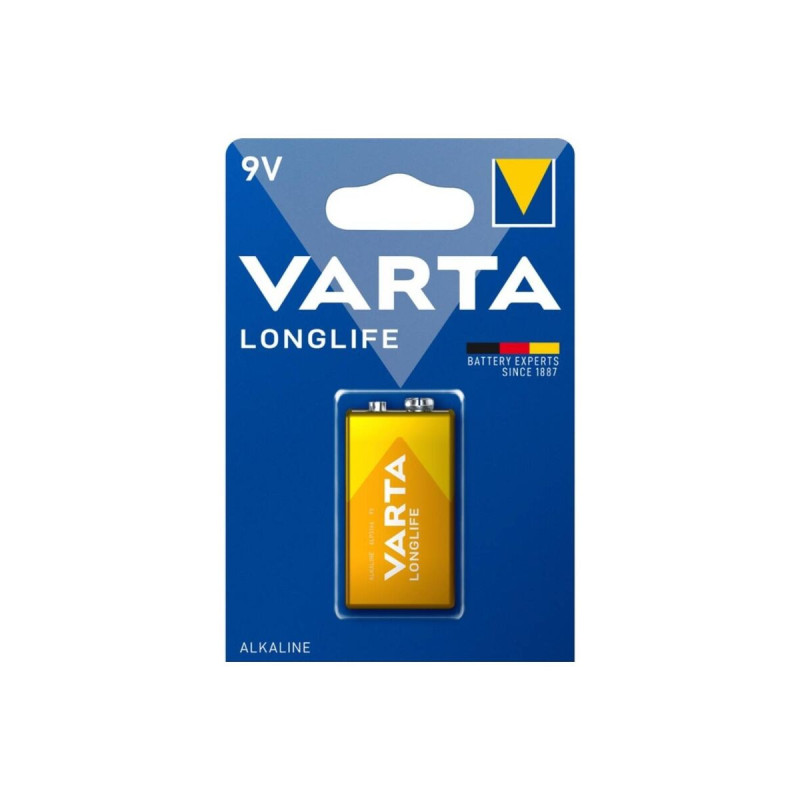 VARTA - LONGLIFE ALKALINE BATTERY 9V LR61 BLISTER*1 - Alkaline Batter…