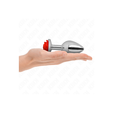 KINK - PLUG ANAL ROSE ROUGE TAILLE L - KINK PLEASURE PLUGS - Bouchon…