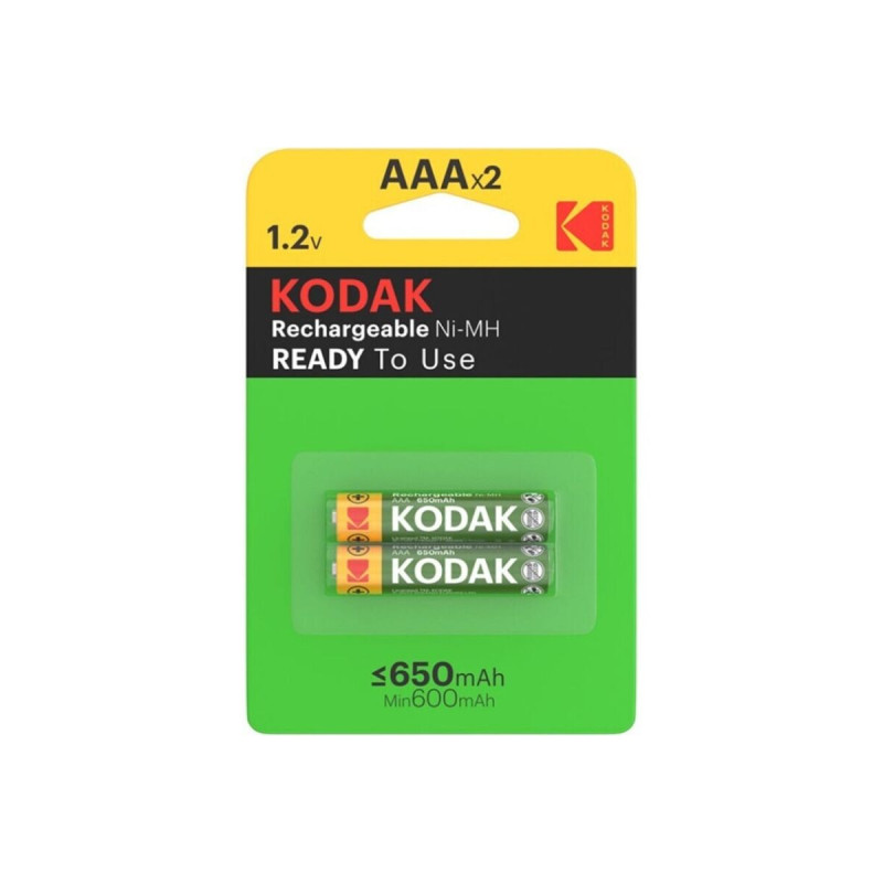 KODAK - BATTERIA RICARICABILE HR03 AAA 650mAh BLISTER*2 - Batterie ri…